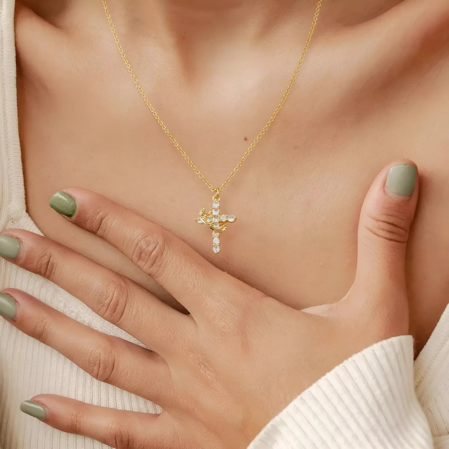 Handmade Cross Necklace